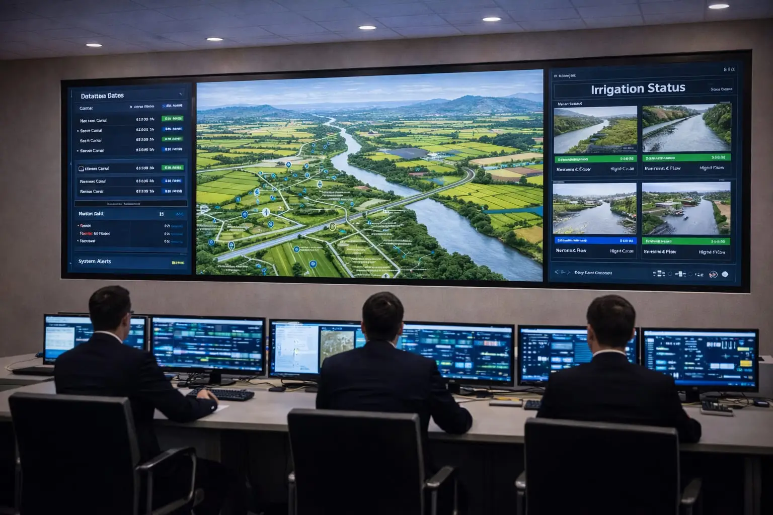 videotron command center untuk monitoring 24 jam