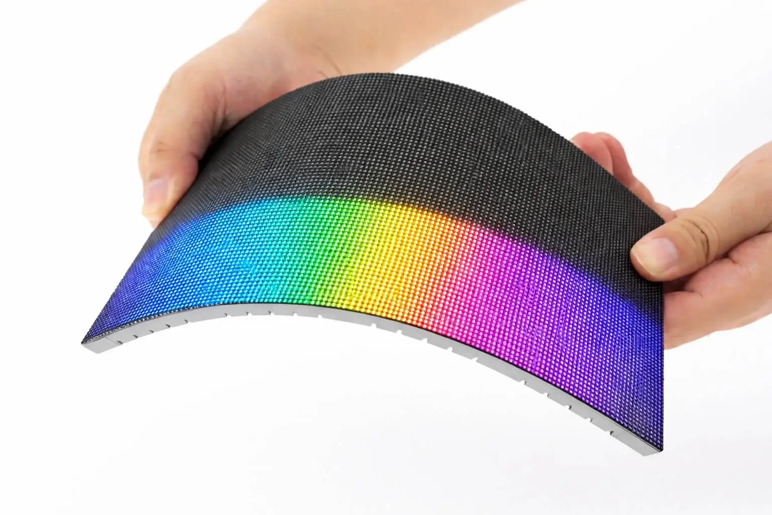 modul led fleksibel videotron curve