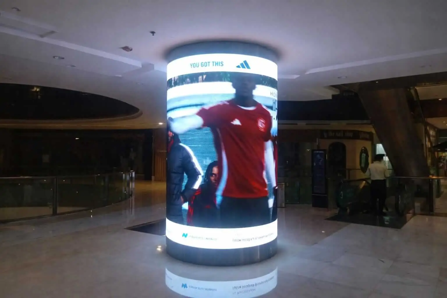 videotron curve layar led melengkung