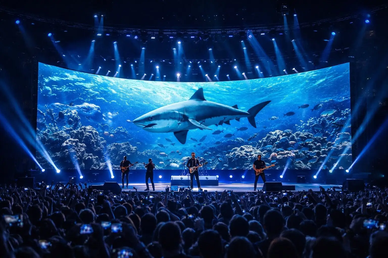 videotron curve panggung event