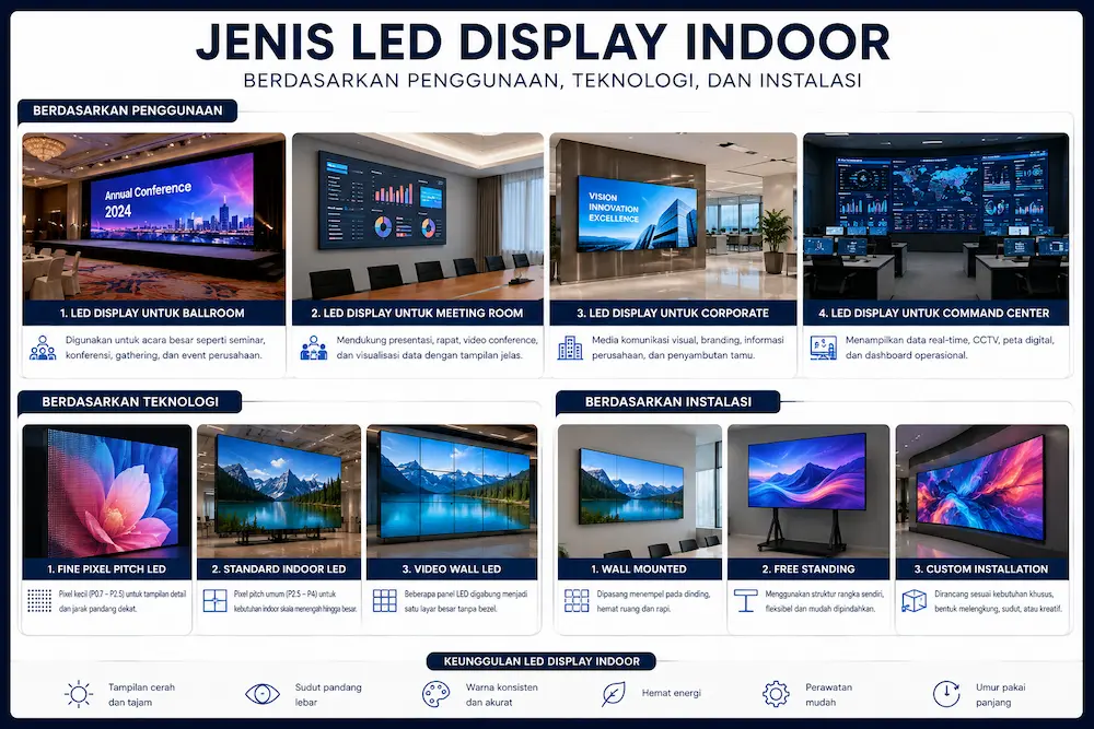 Jenis LED Display Indoor