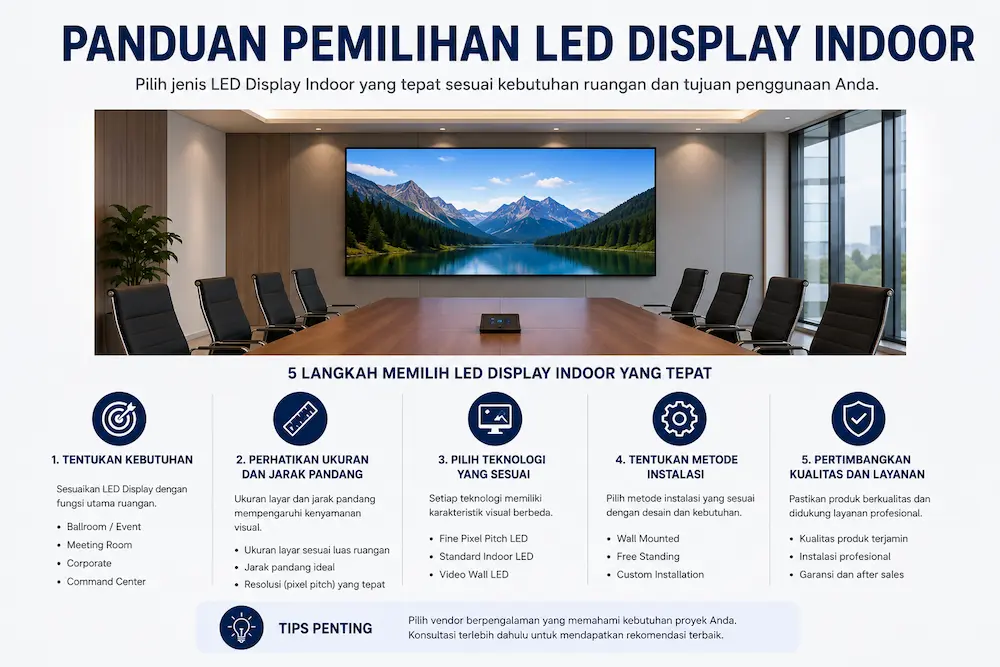 Pemilihan LED Display Indoor
