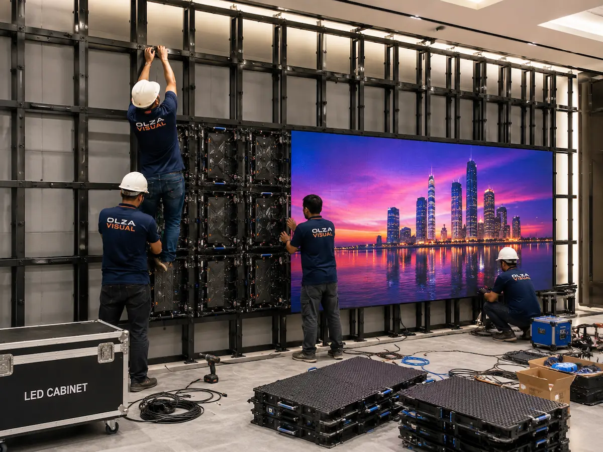 Struktur videotron indoor