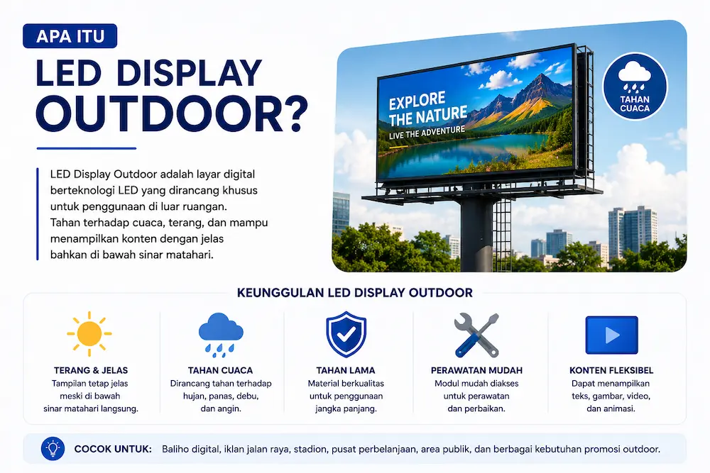 Apa Itu LED Display Outdoor
