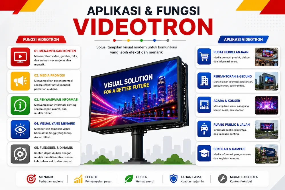 Aplikasi dan Fungsi Videotron