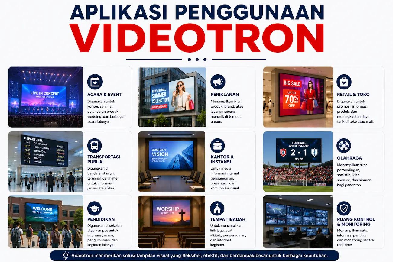 Aplikasi Penggunaan Videotron
