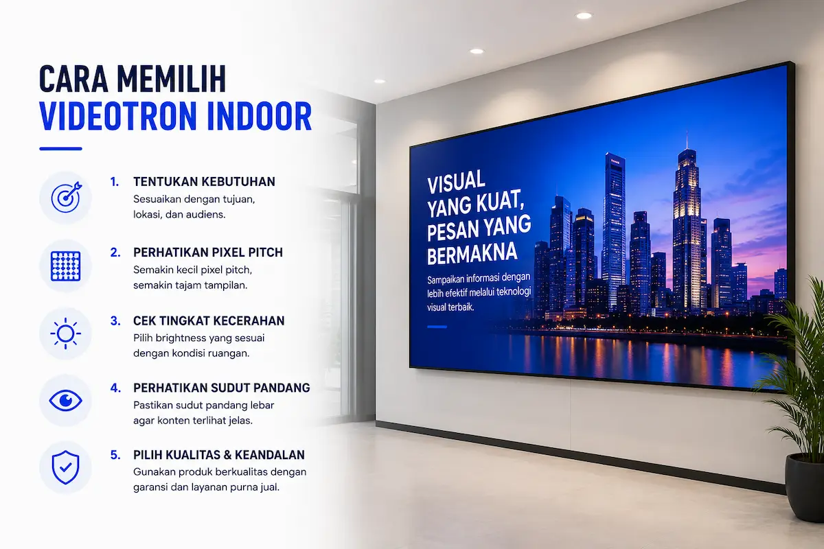 Cara Memilih Videotron Indoor