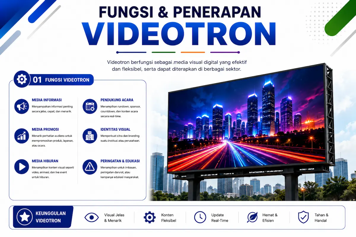 Fungsi dan Penerapan Videotron