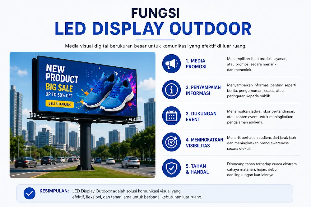 Fungsi LED Display Outdoor