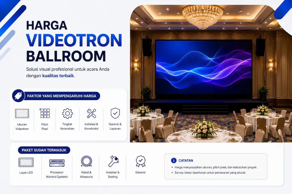Proses pengelasan rangka videotron outdoor pada tiang penopang LED display