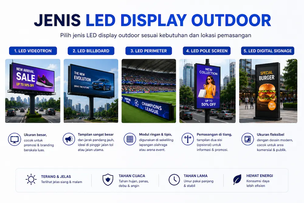 Jenis LED Display Outdoor