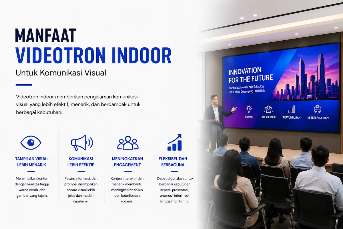 Manfaat Videotron Indoor untuk Komunikasi Visual