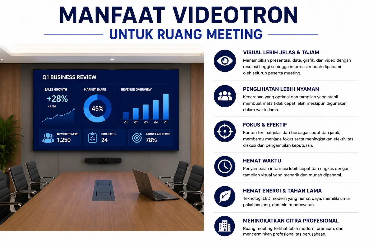 Manfaat Videotron Indoor untuk Ruang Meeting