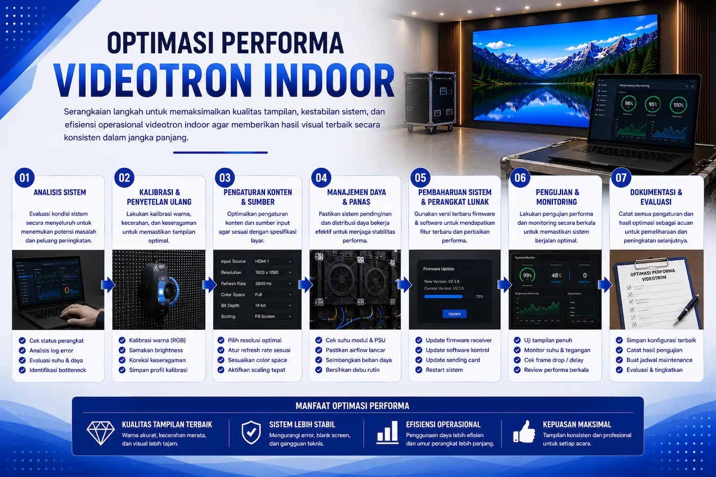 Optimasi Performa Videotron Indoor
