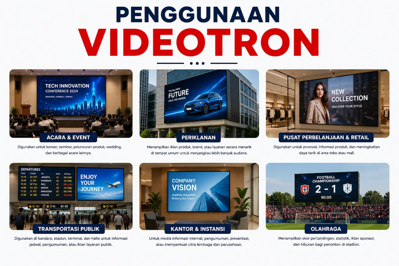 Penggunaan Videotron