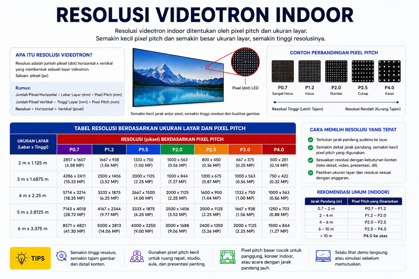 Resolusi Videotron Indoor
