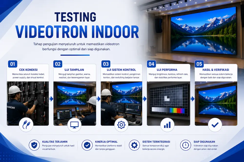 Testing dan Commissioning Videotron Indoor