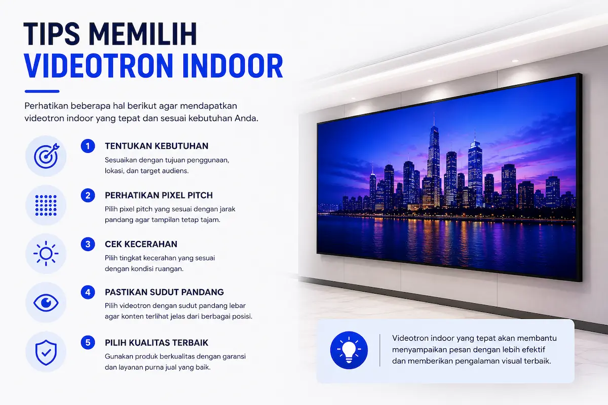 Tips Memilih Videotron Indoor