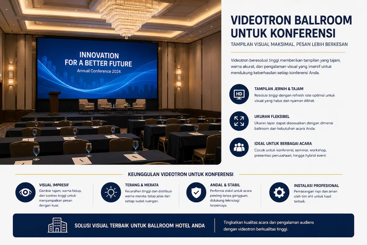Proses pengelasan rangka videotron outdoor pada tiang penopang LED display