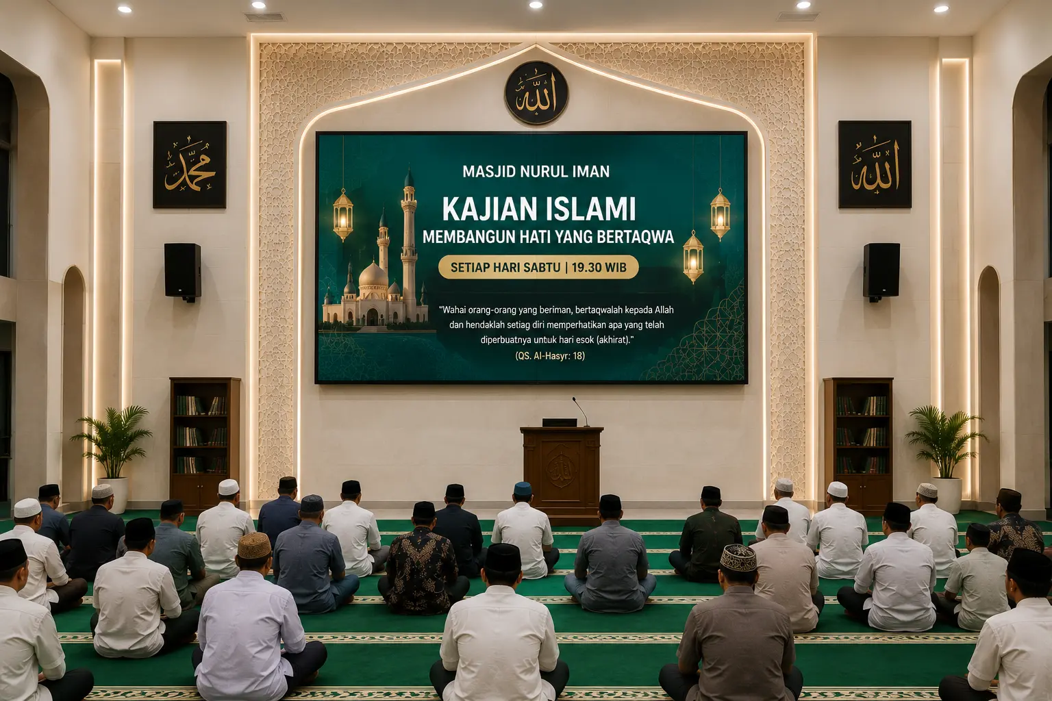 Keberhasilan Instalasi Videotron Indoor untuk Tempat Ibadah