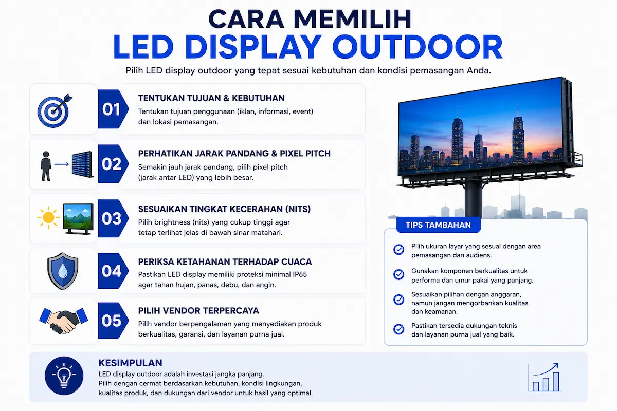 Cara Memilih LED Display Outdoor