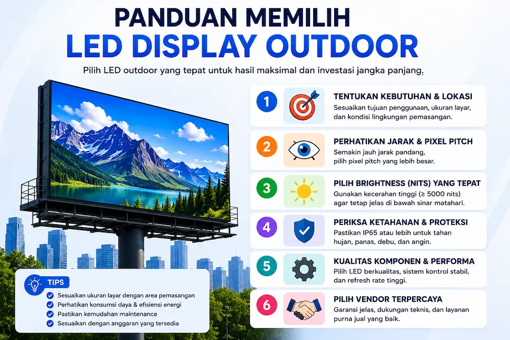 Panduan Memilih LED Display Outdoor