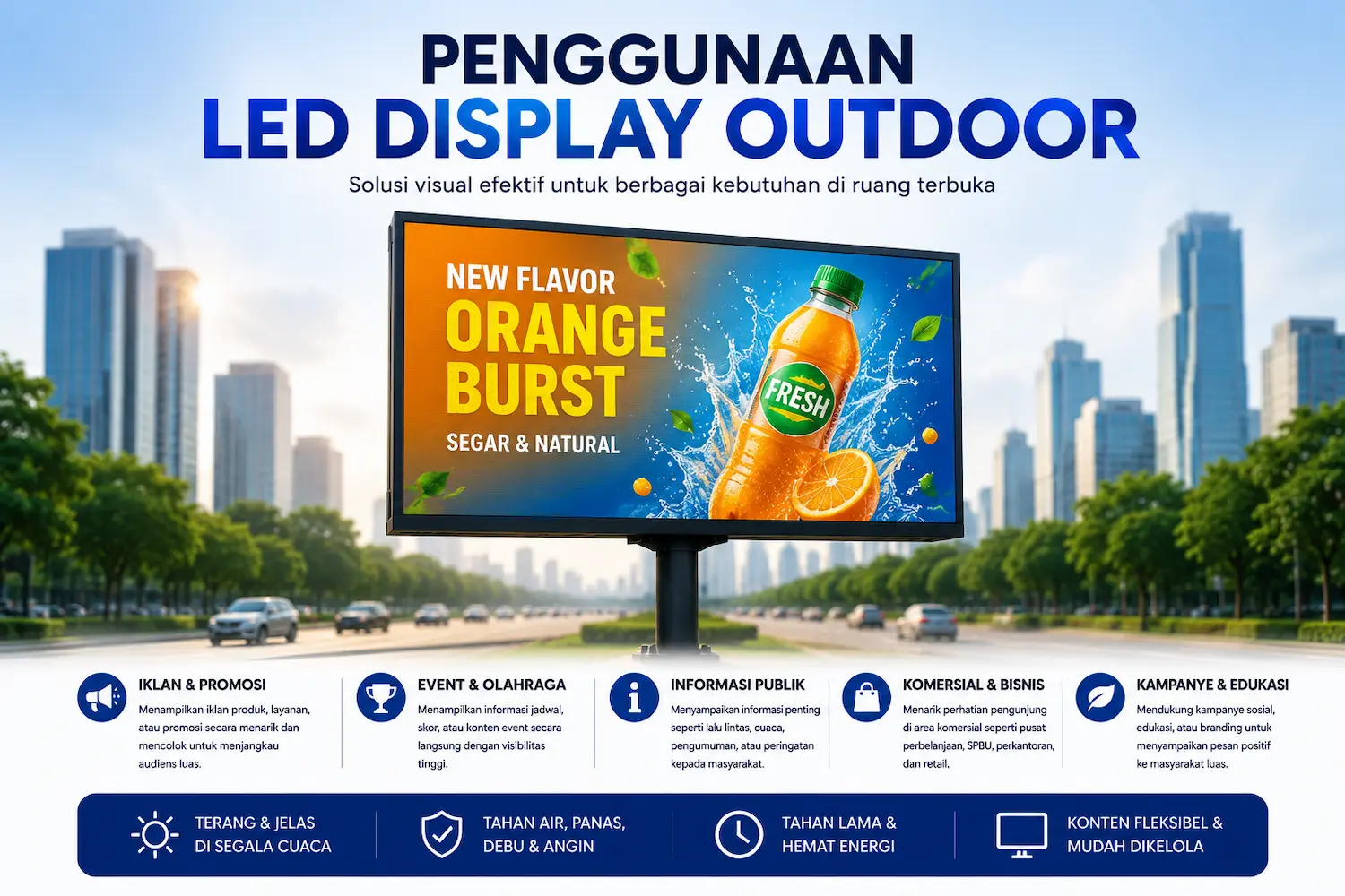 Penggunaan LED Display Outdoor