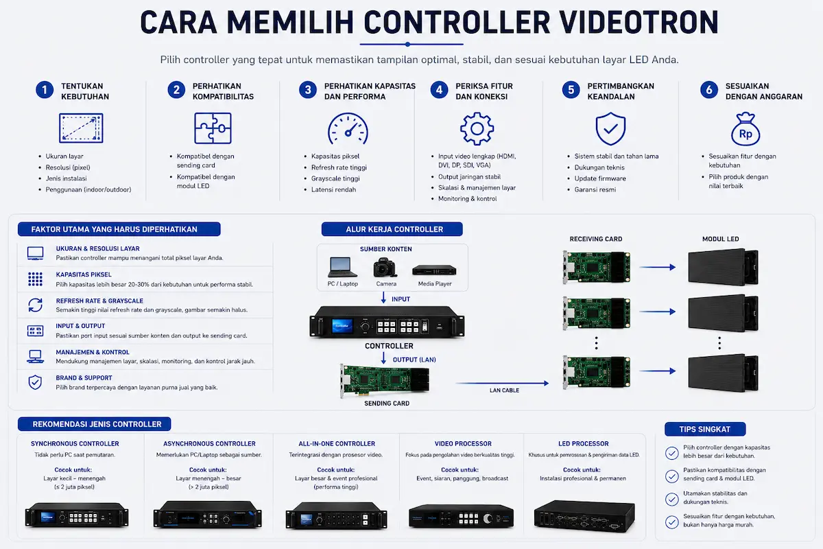 Cara Memilih Controller Videotron