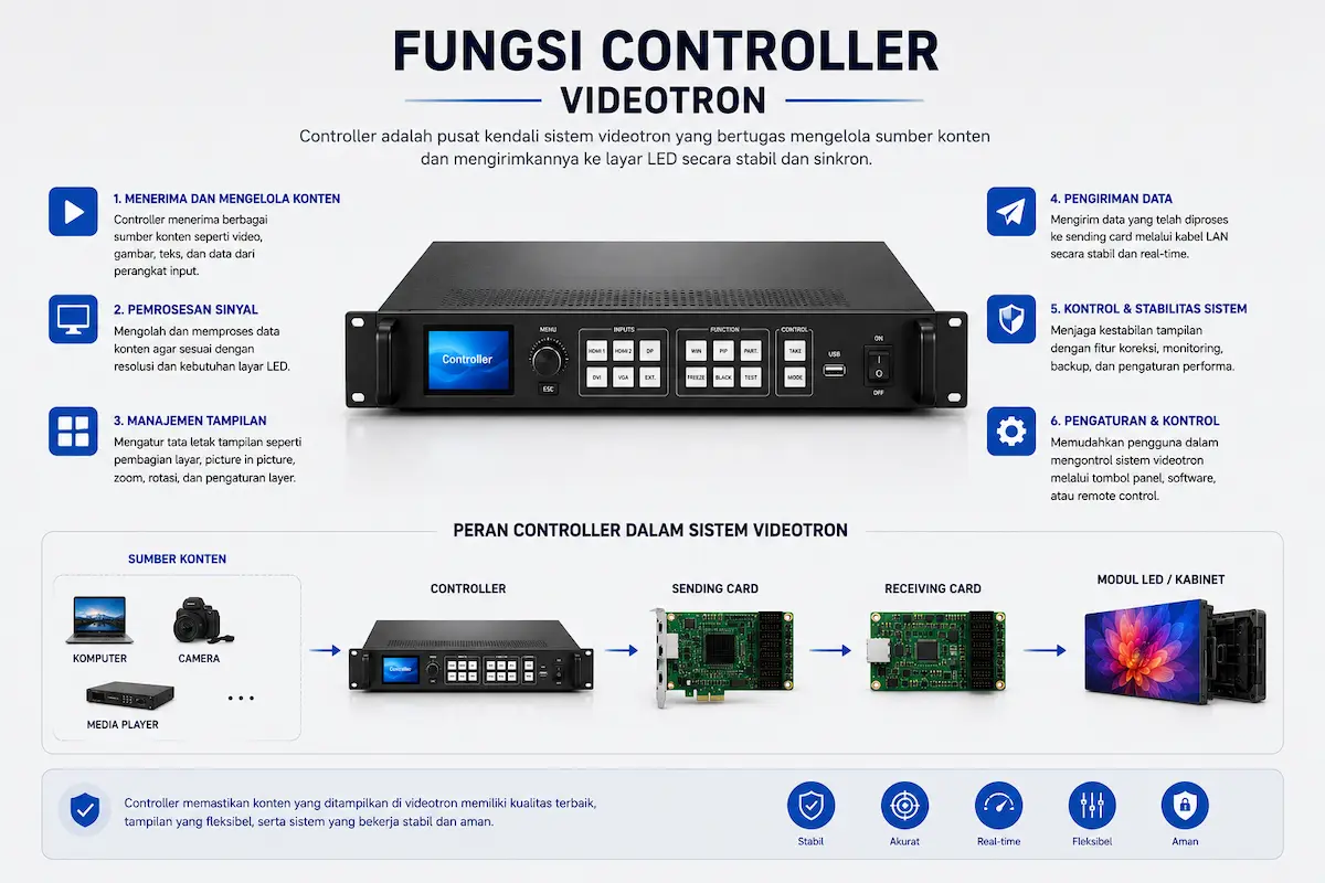 Fungsi Controller Videotron