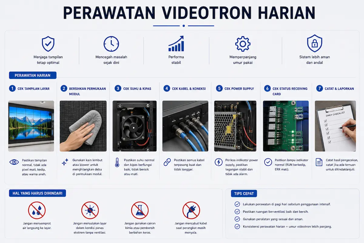 Perawatan Harian Videotron