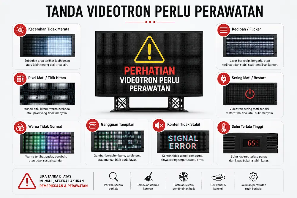 Tanda Videotron Perlu Perawatan