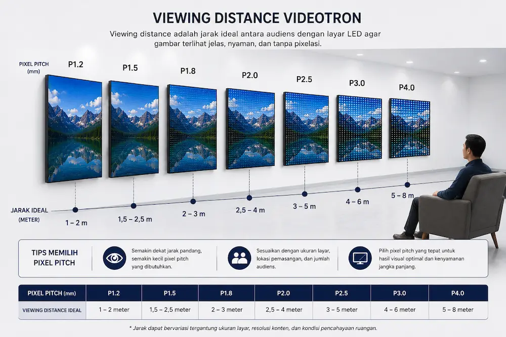 Viewing Distance Videotron