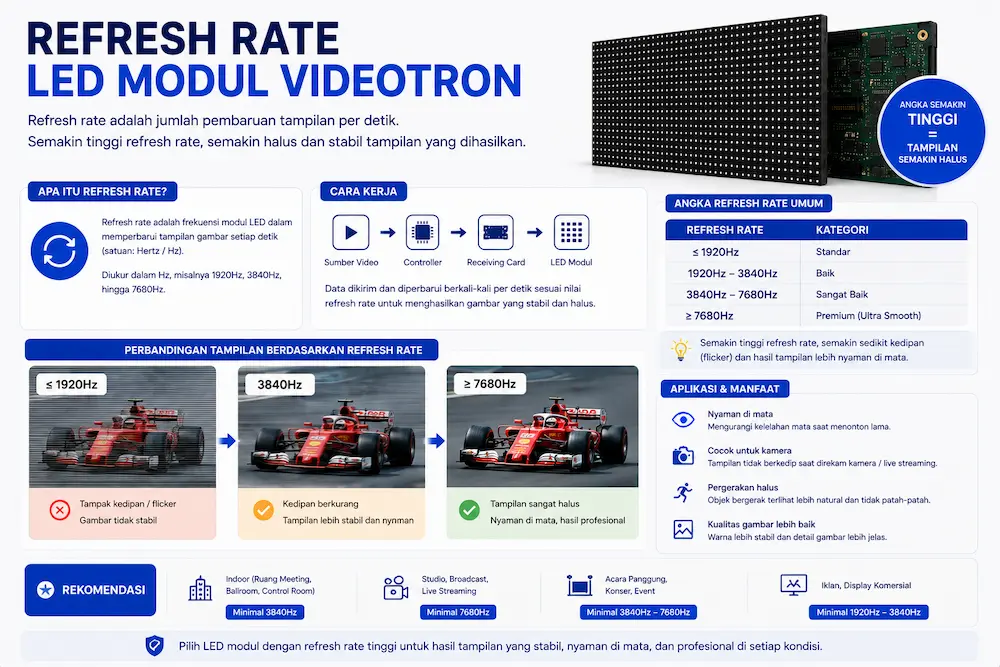 Refresh Rate LED Module Videotron