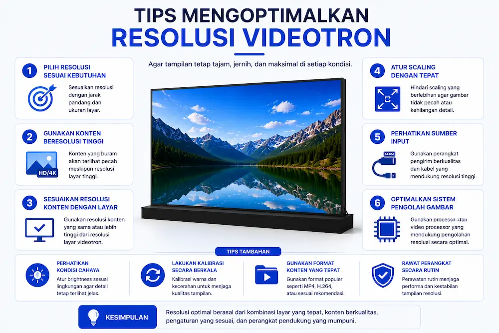 Tips Mengoptimalkan Resolusi Videotron