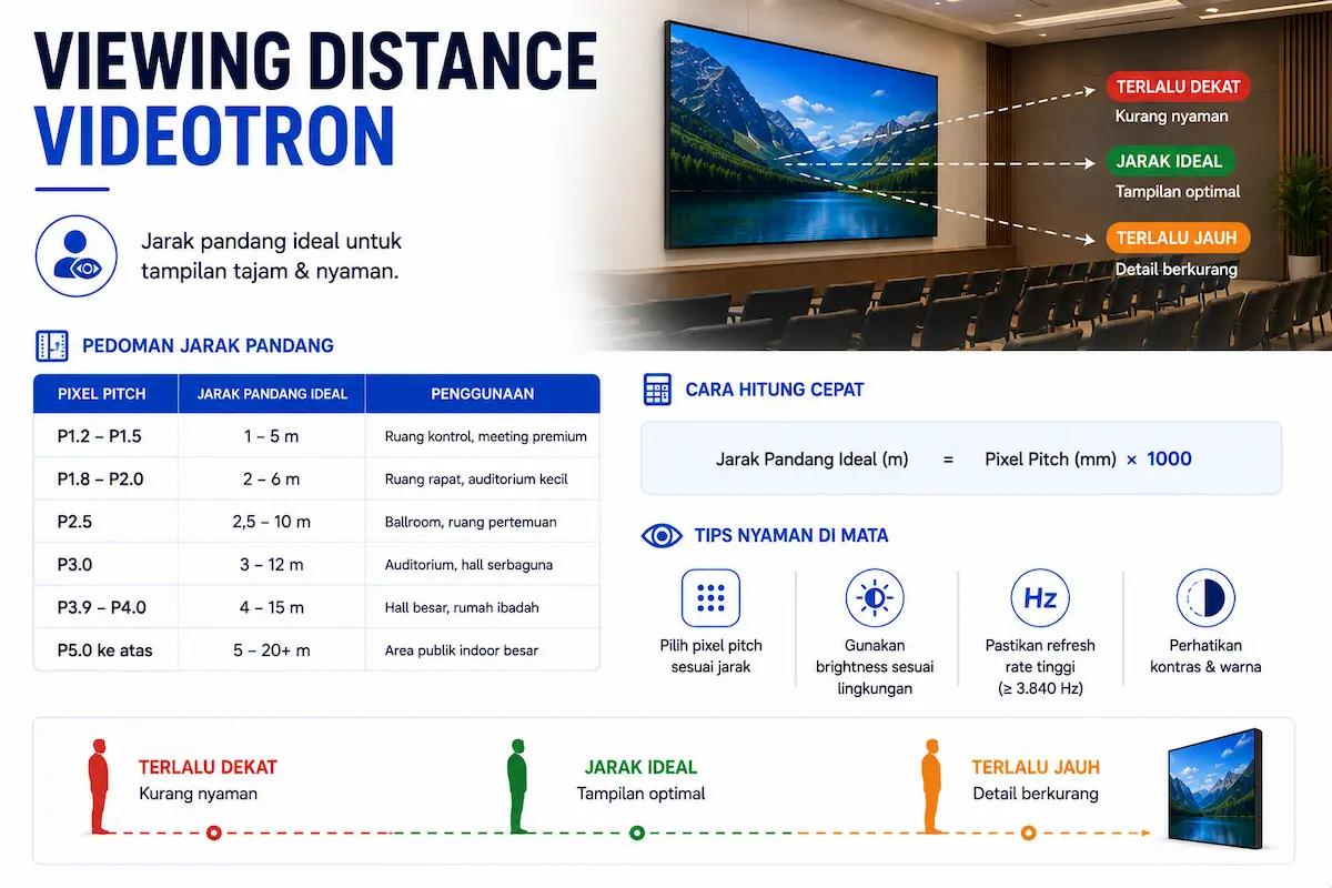 Viewing Distance Videotron