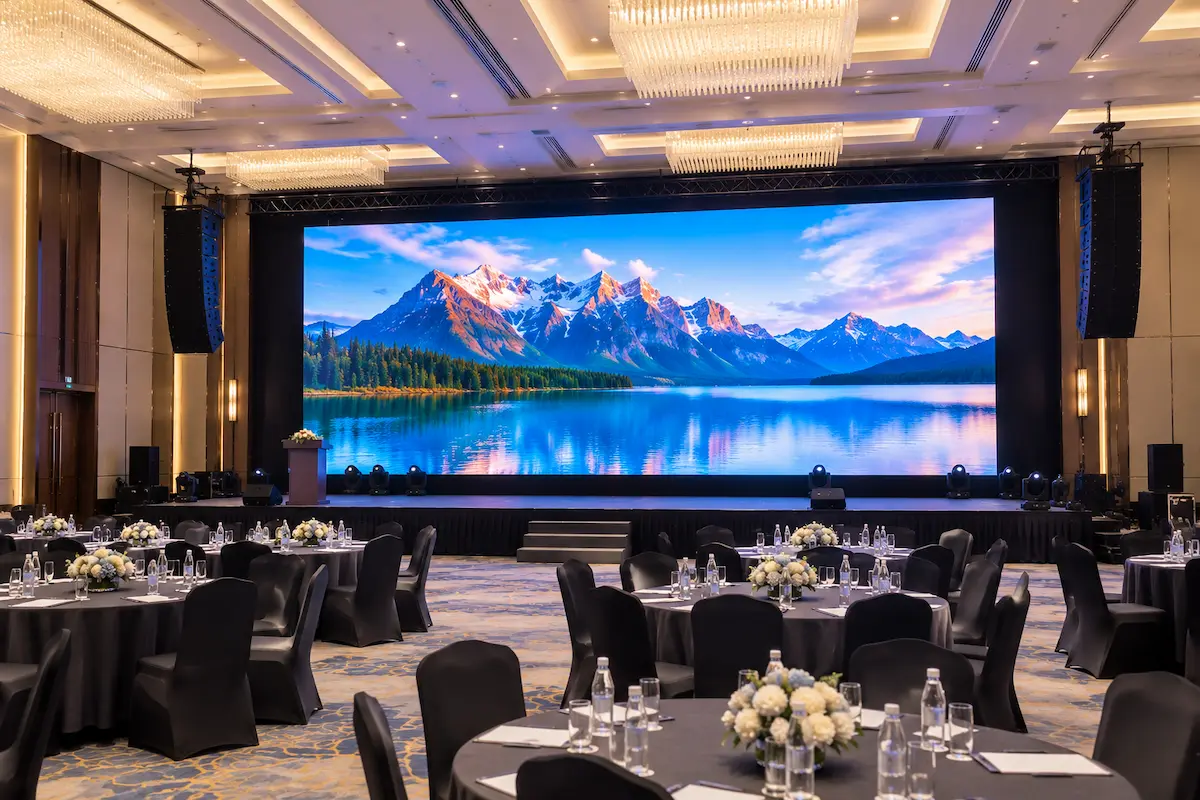 Videotron Indoor P3 untuk ballroom
