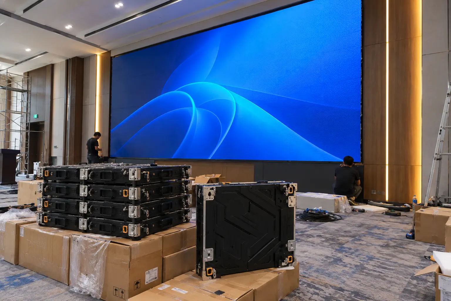Harga videotron indoor LED display berdasarkan spesifikasi