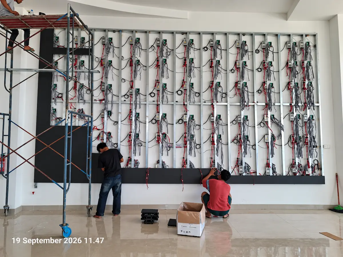 Konfigurasi modul Videotron Indoor P2.5 21 x 24