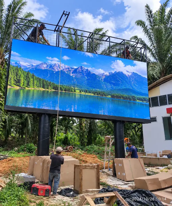 Instalasi Videotron Outdoor OLZA VISUAL