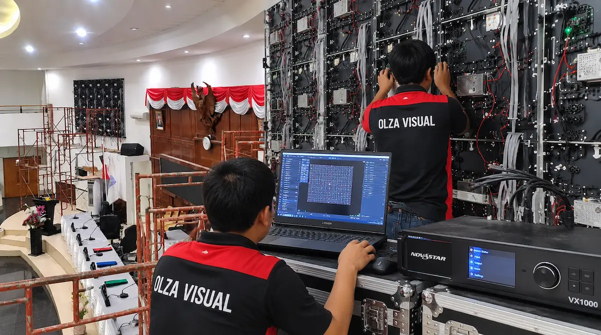 Konfigurasi sistem Videotron Indoor