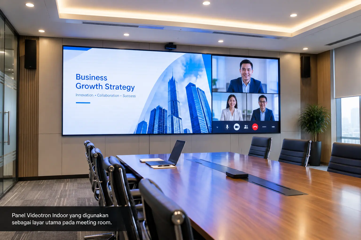 Panel Videotron Indoor untuk meeting room