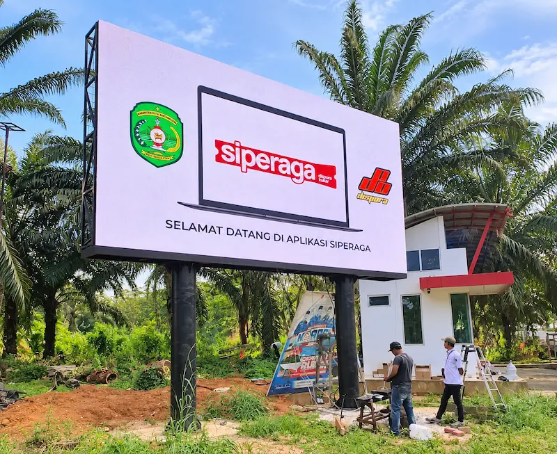 Proyek Videotron Outdoor OLZA VISUAL