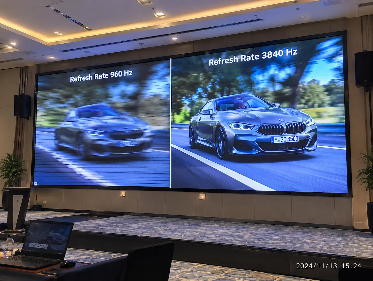 Refresh rate Videotron Indoor