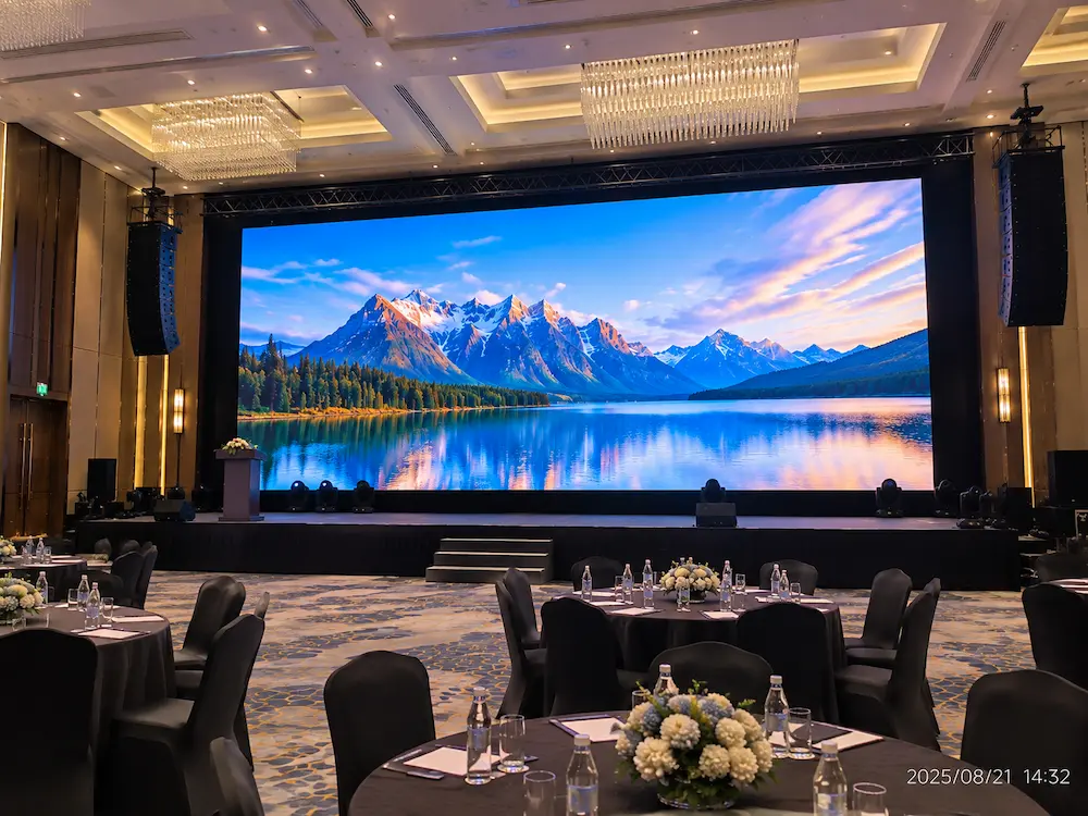 Videotron Indoor P3.9 untuk ballroom
