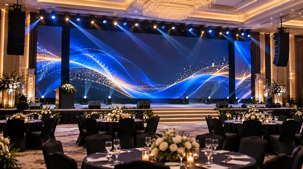 Videotron Ballroom untuk live camera dan video conference