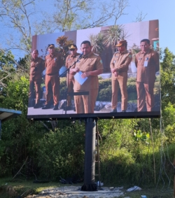 jasa videotron outdoor single pole proyek lapangan